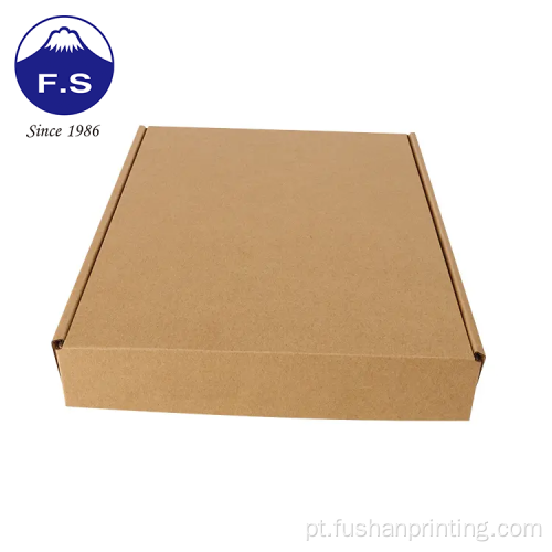 Impressão de caixa de papelão ondulado reciclável e ecológico